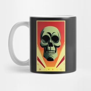 Colorful human skull design new 2023 Mug